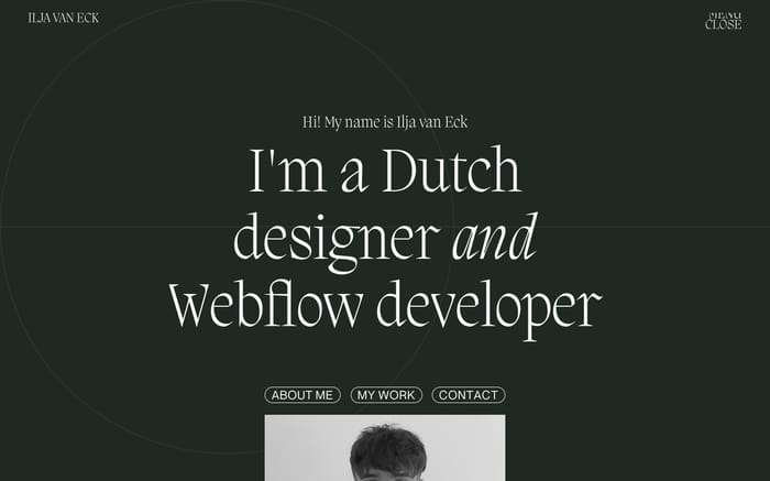 Ilja van Eck website preview