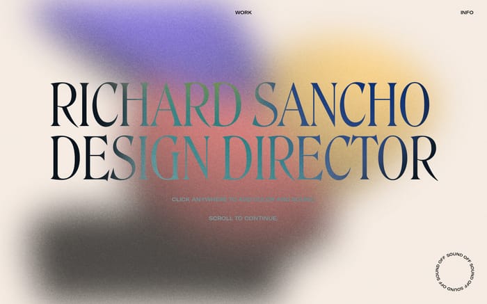 Richard Sancho website preview
