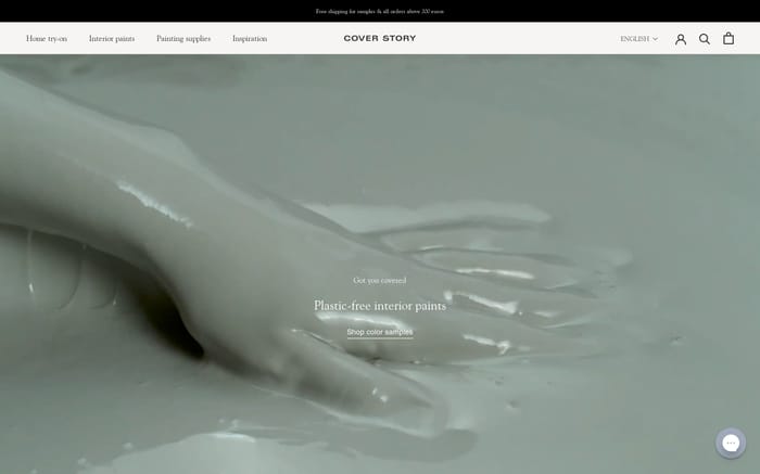 Cover Story website preview