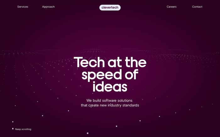 Clevertech website preview