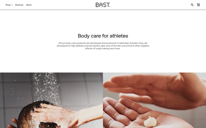 Bast Paris website preview
