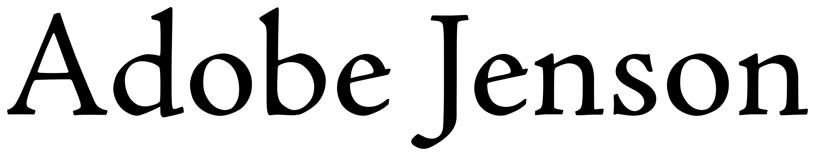 Adobe Jenson font