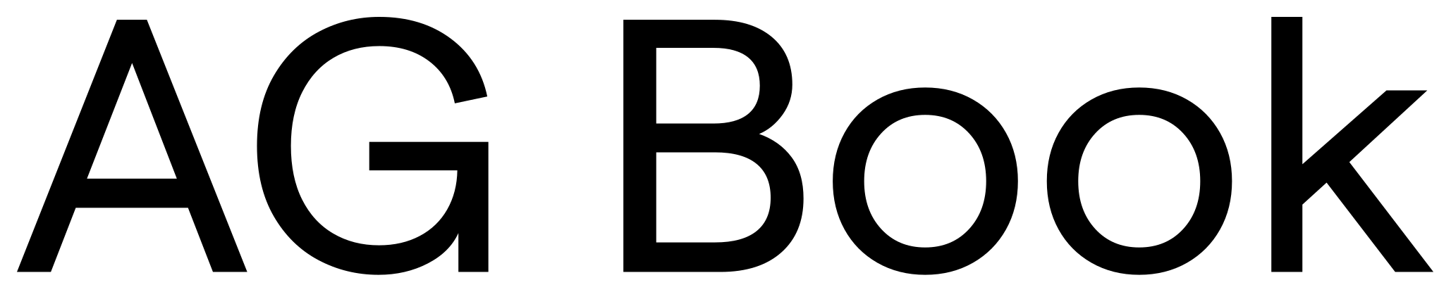 AG Book font