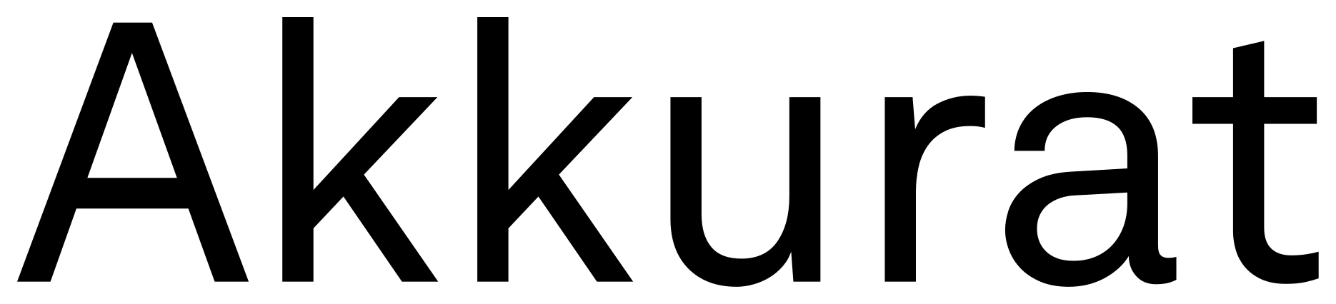 Akkurat font