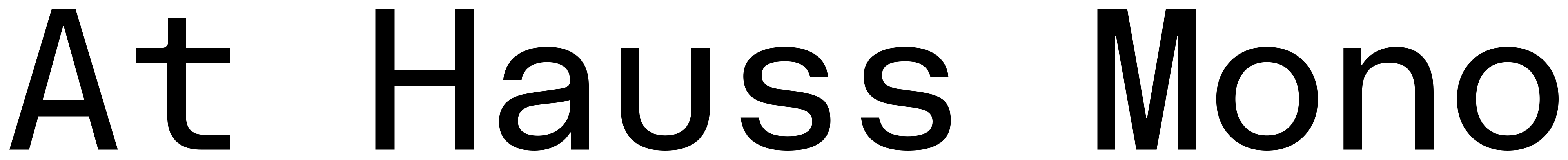 At Hauss Mono font