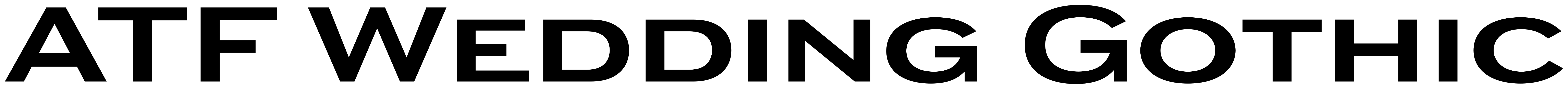 ATF Wedding Gothic font