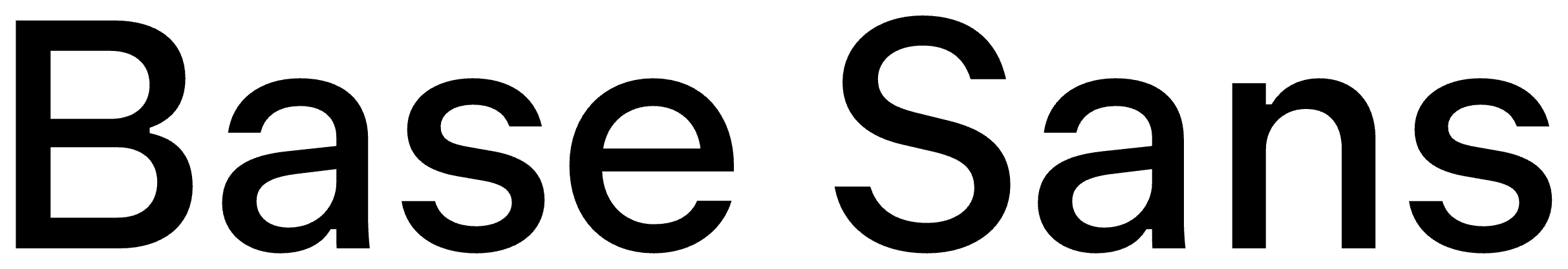 Base Sans font