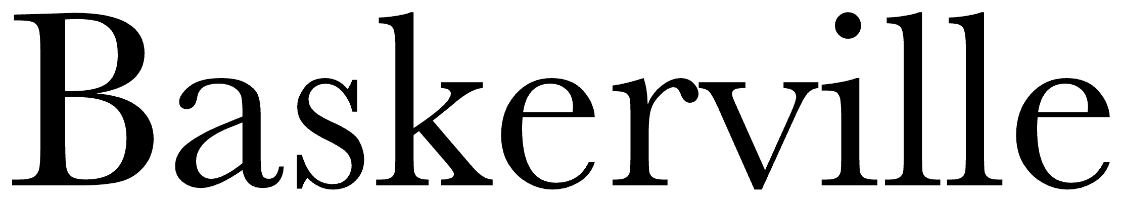 Baskerville font