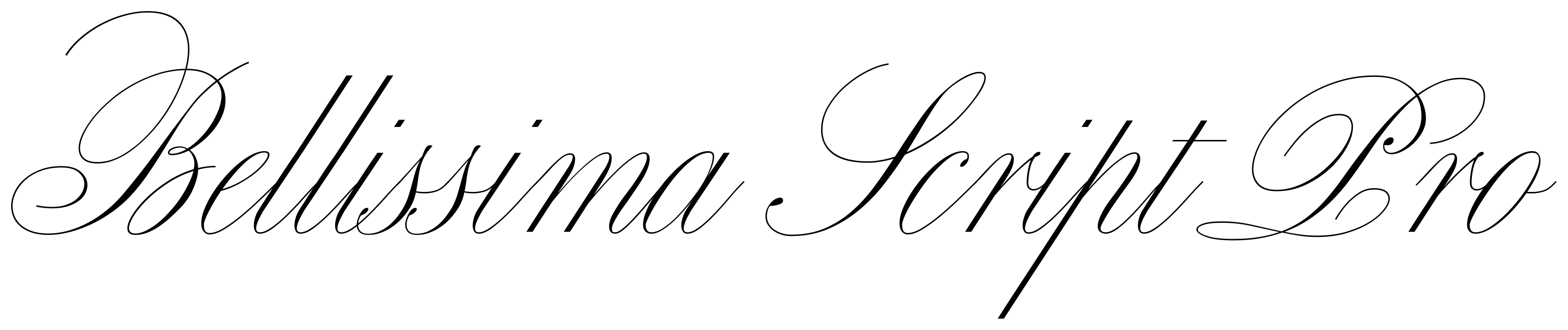 Bellissima Script Pro font
