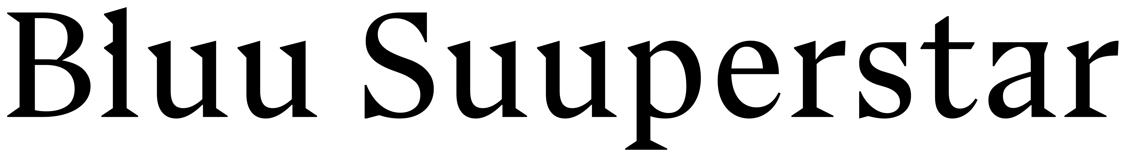 Bluu Suuperstar font