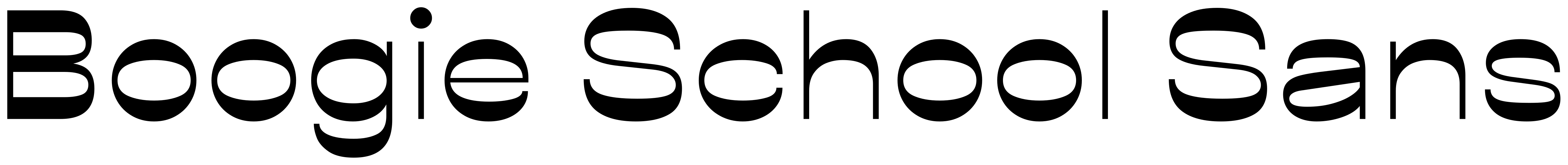 Boogie School Sans font