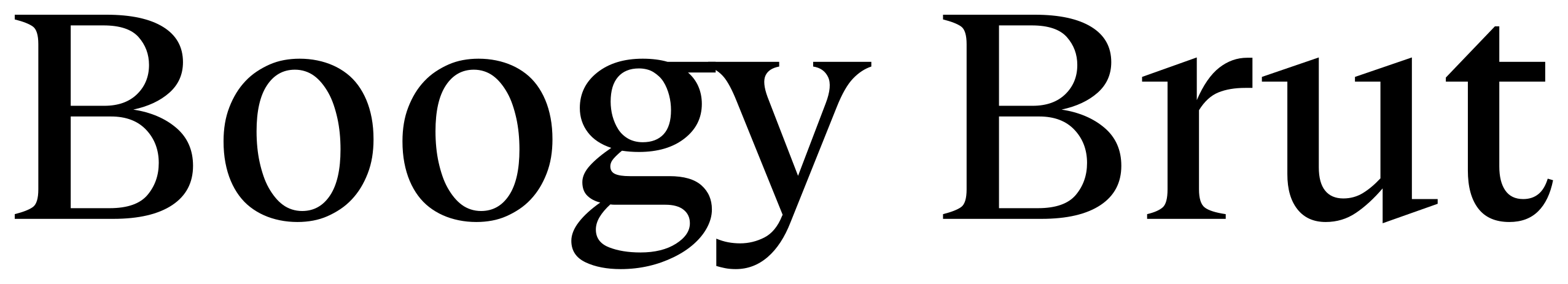 Boogy Brut font