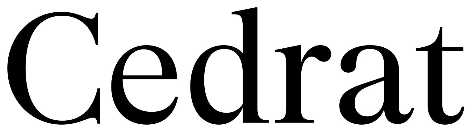 Cedrat font preview