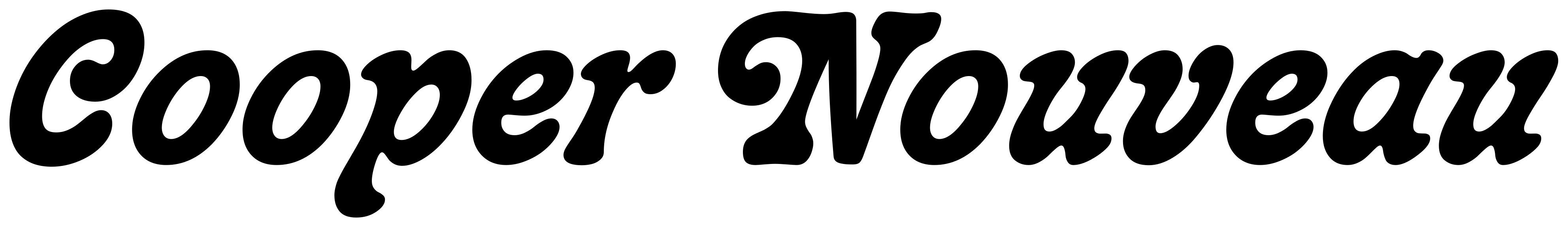 Cooper Nouveau font