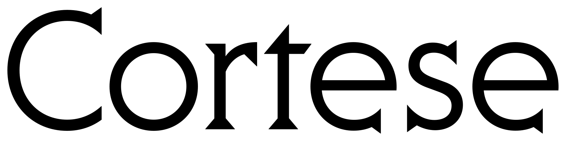Cortese font preview