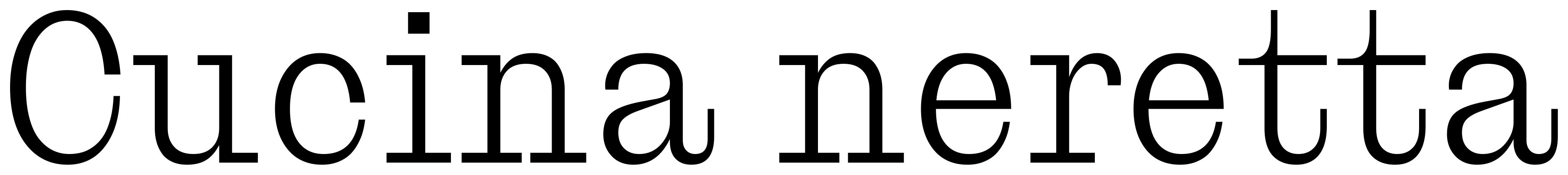 Cucina neretta font