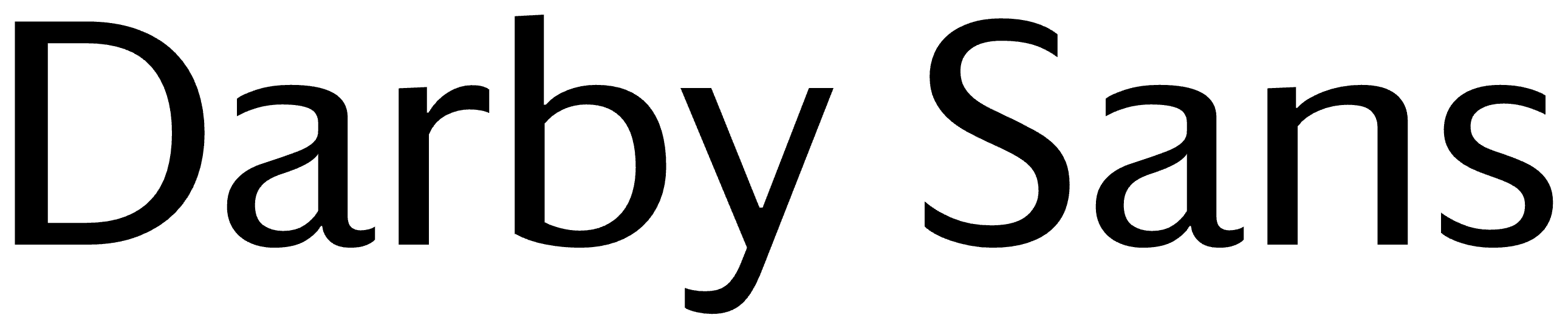 Darby Sans font