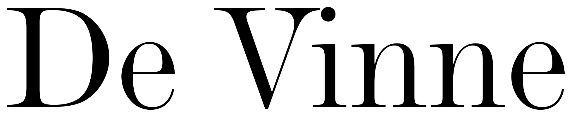 De Vinne font