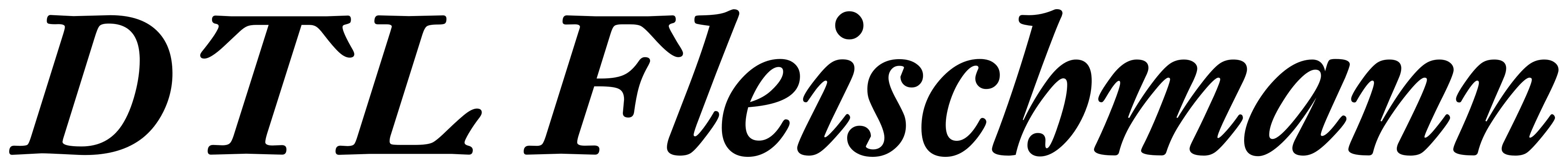 DTL Fleischmann font preview