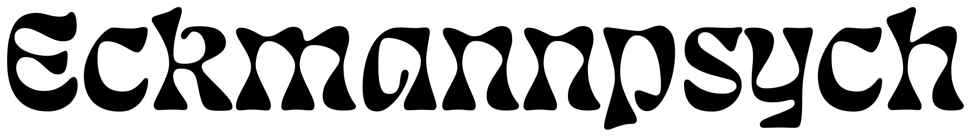 Eckmannpsych font preview