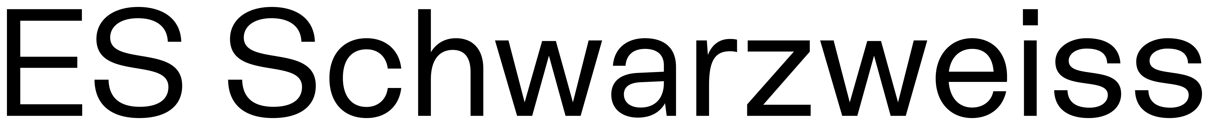 ES Schwarzweiss font preview