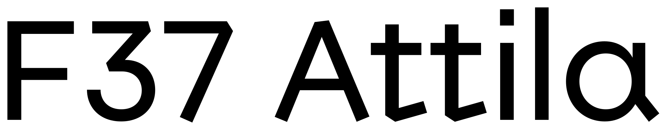 F37 Attila font