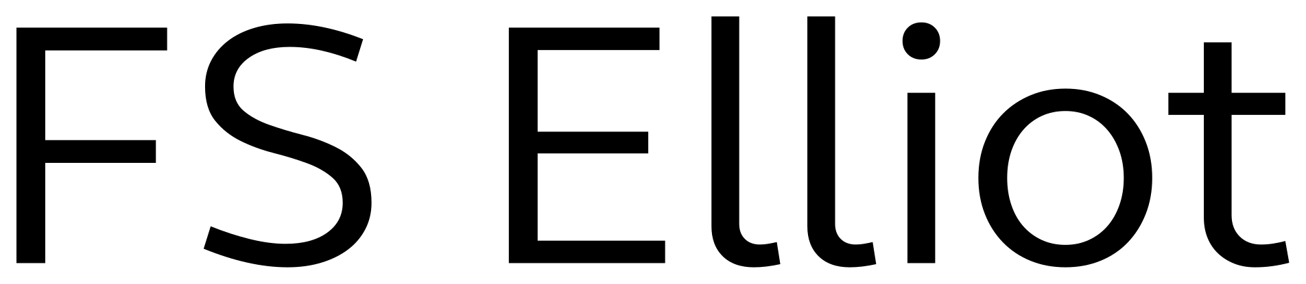 FS Elliot font preview