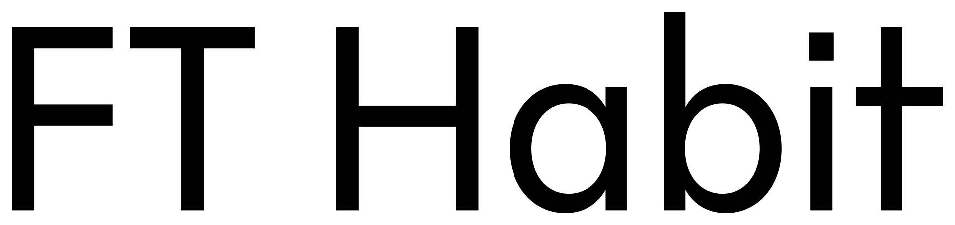 FT Habit font preview