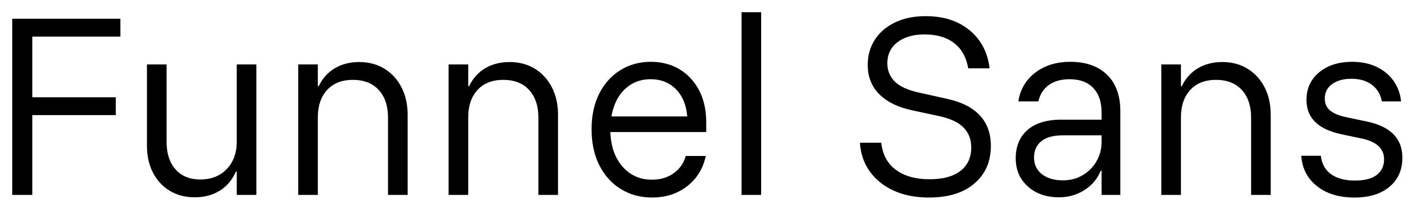 Funnel Sans font