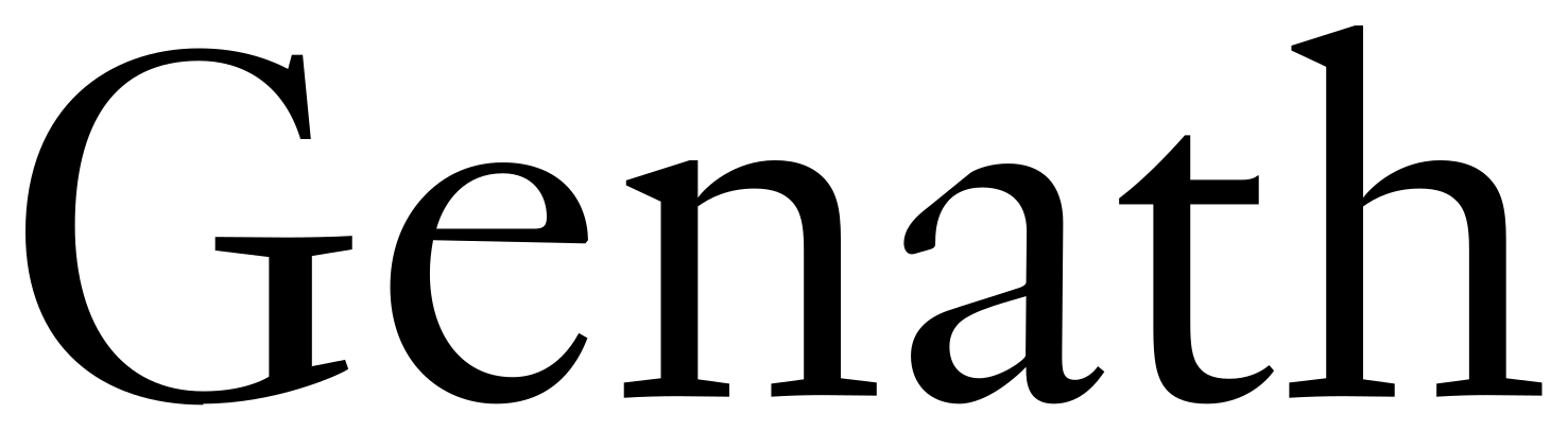 Genath font
