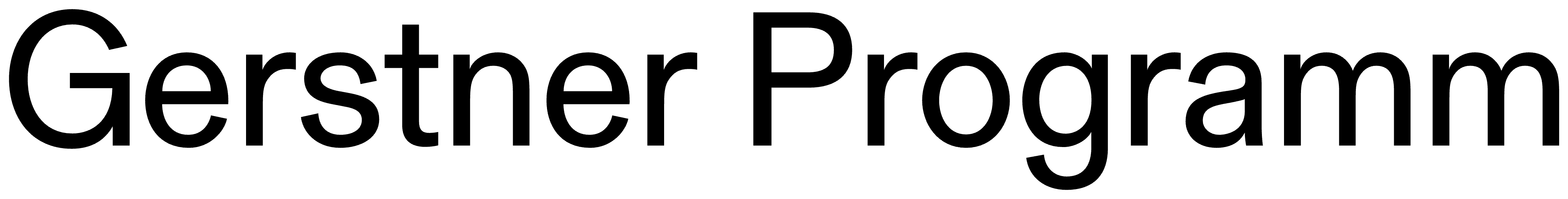 Gerstner Programm font