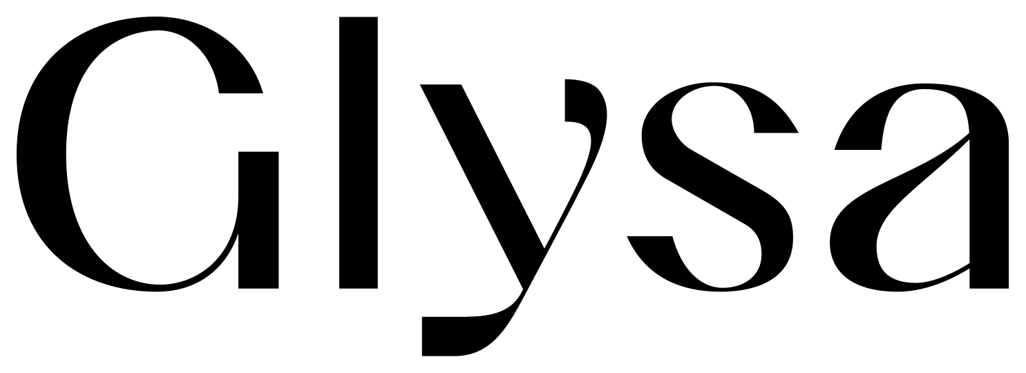 Glysa font preview