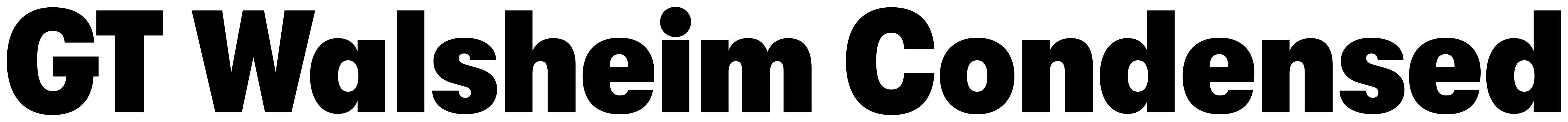 GT Walsheim Condensed font