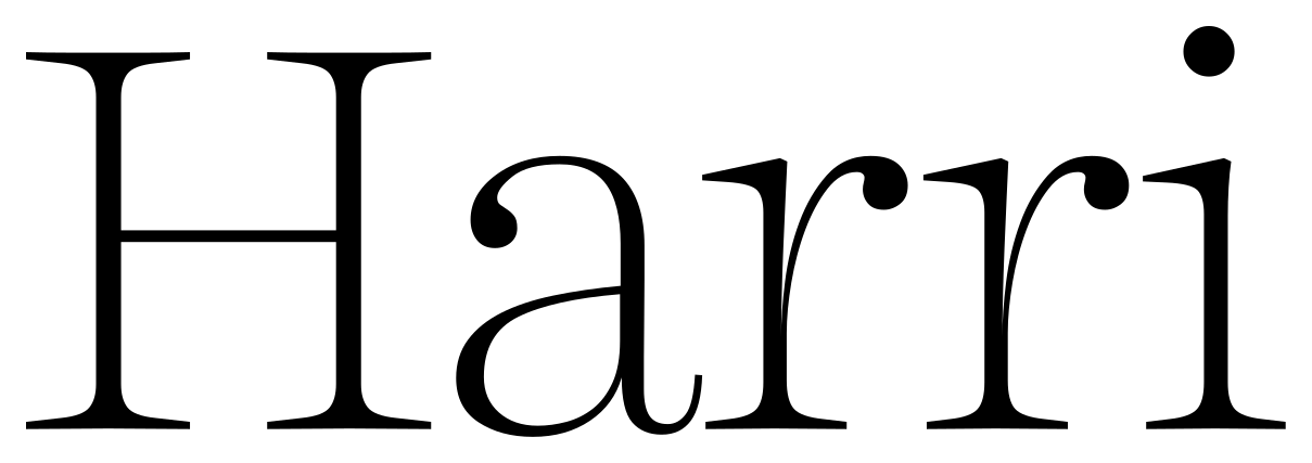 Harri font
