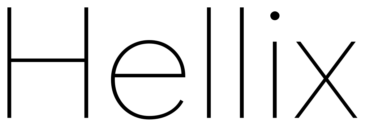 Hellix font