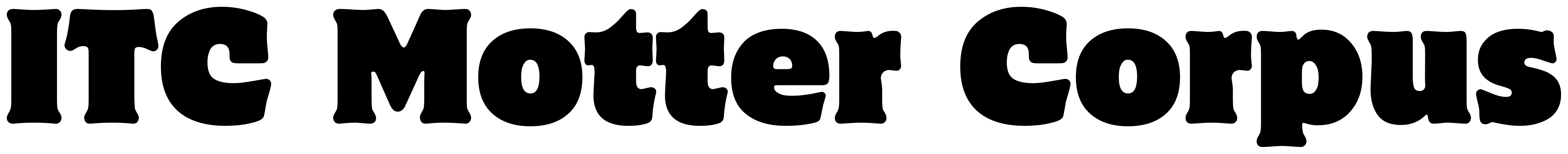 ITC Motter Corpus font