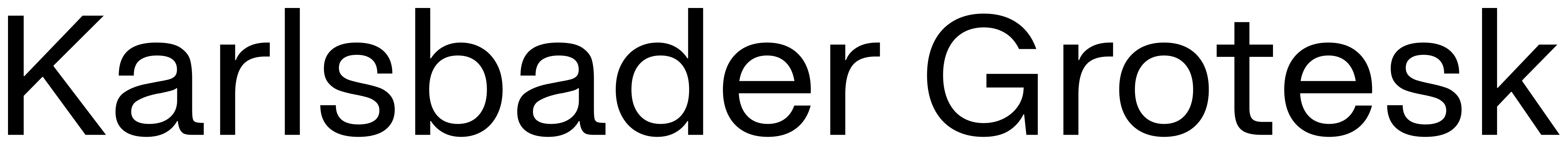 Karlsbader Grotesk font preview