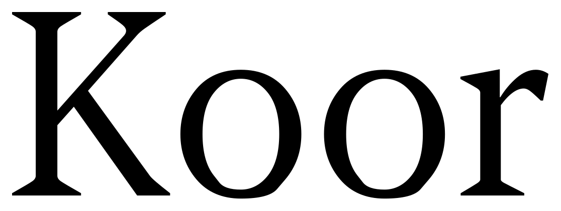 Koor font