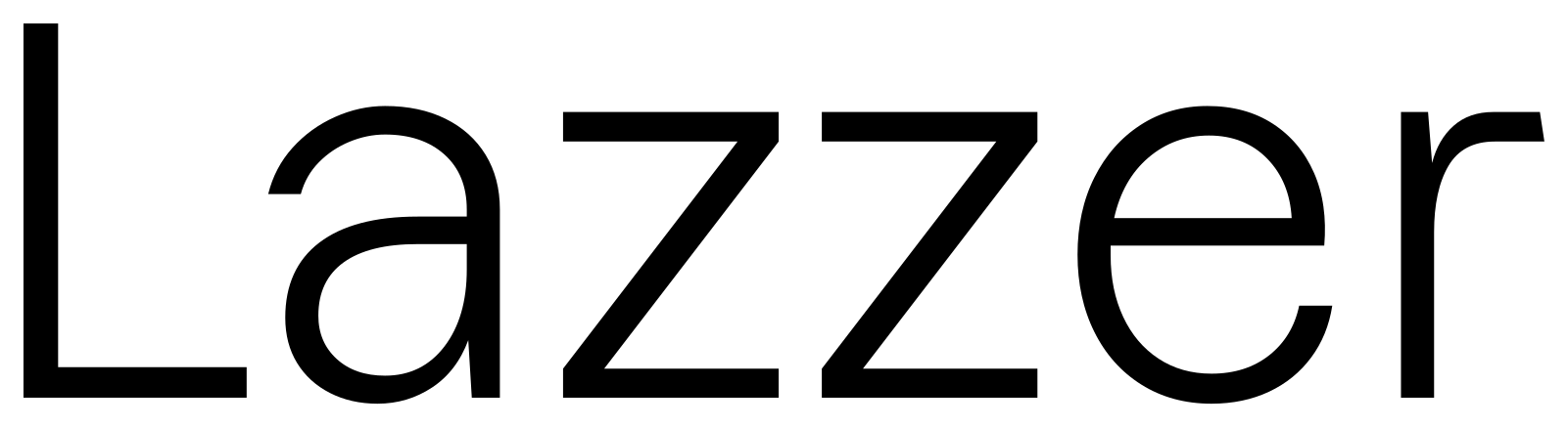 Lazzer font