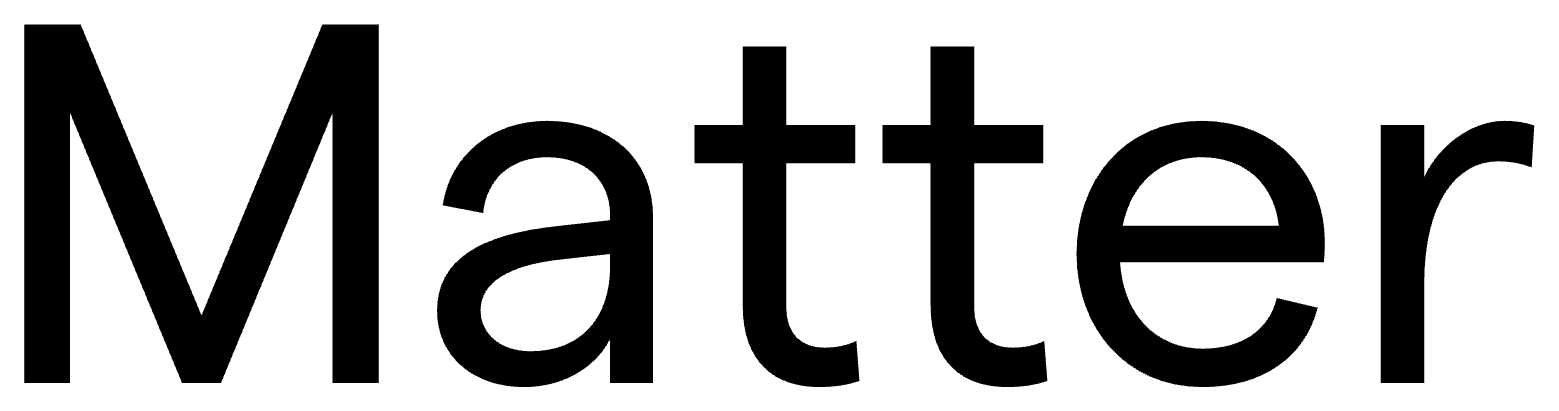 Matter font