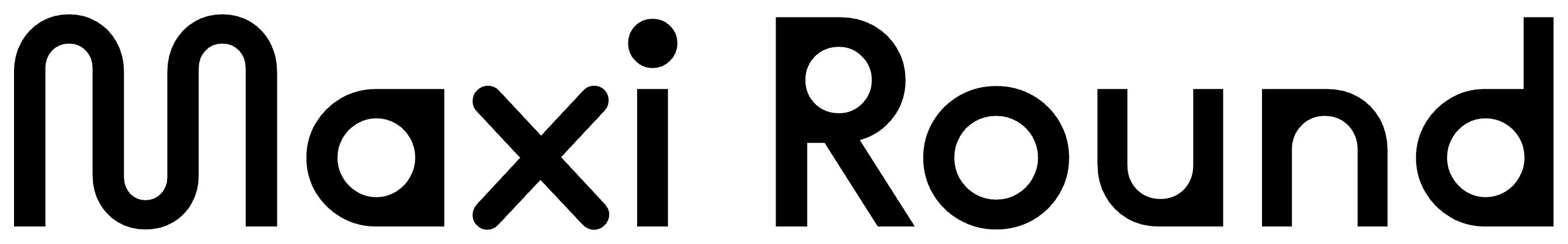 Maxi Round font preview