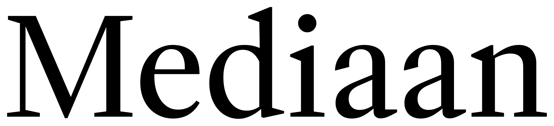 Mediaan font preview