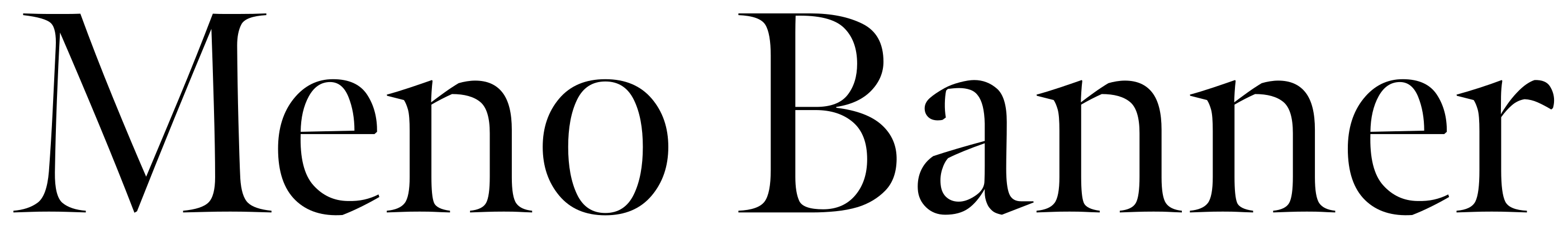 Meno Banner font