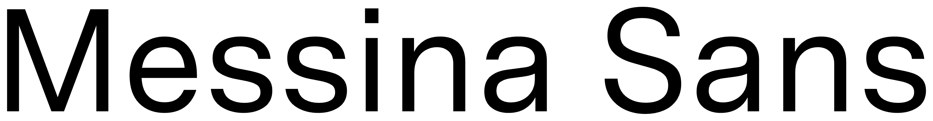 Messina Sans font