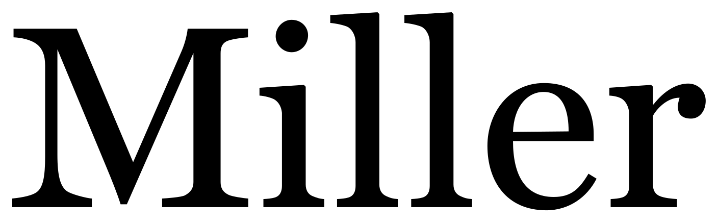 Miller font