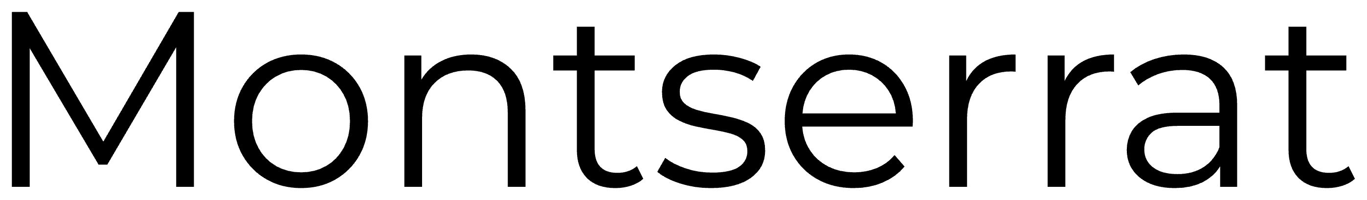 Montserrat font