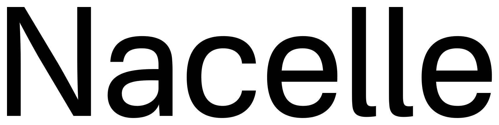 Nacelle font preview