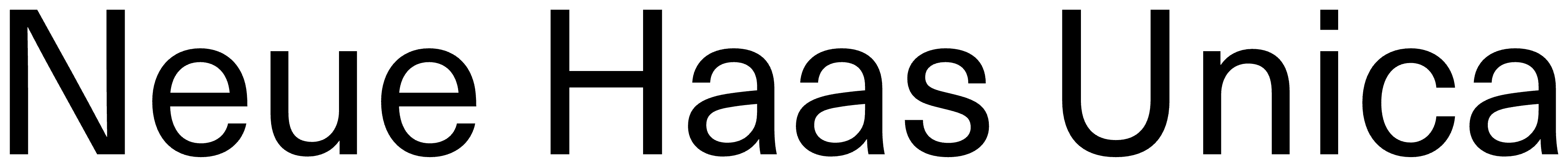 Neue Haas Unica font