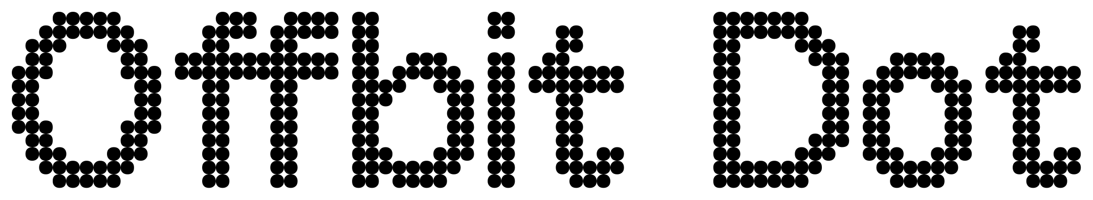Offbit Dot font preview