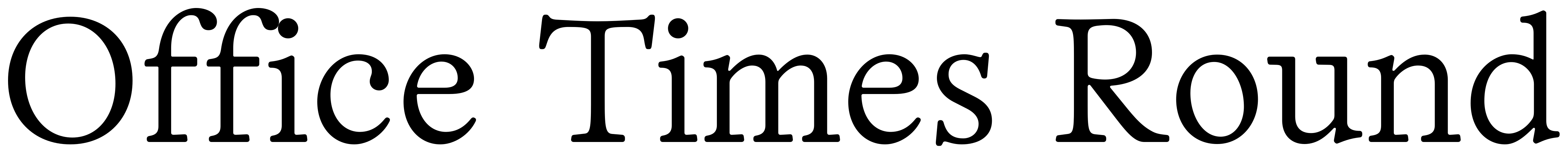Office Times Round font